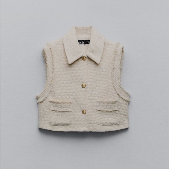 Zara textured vest - Picture 4 of 5